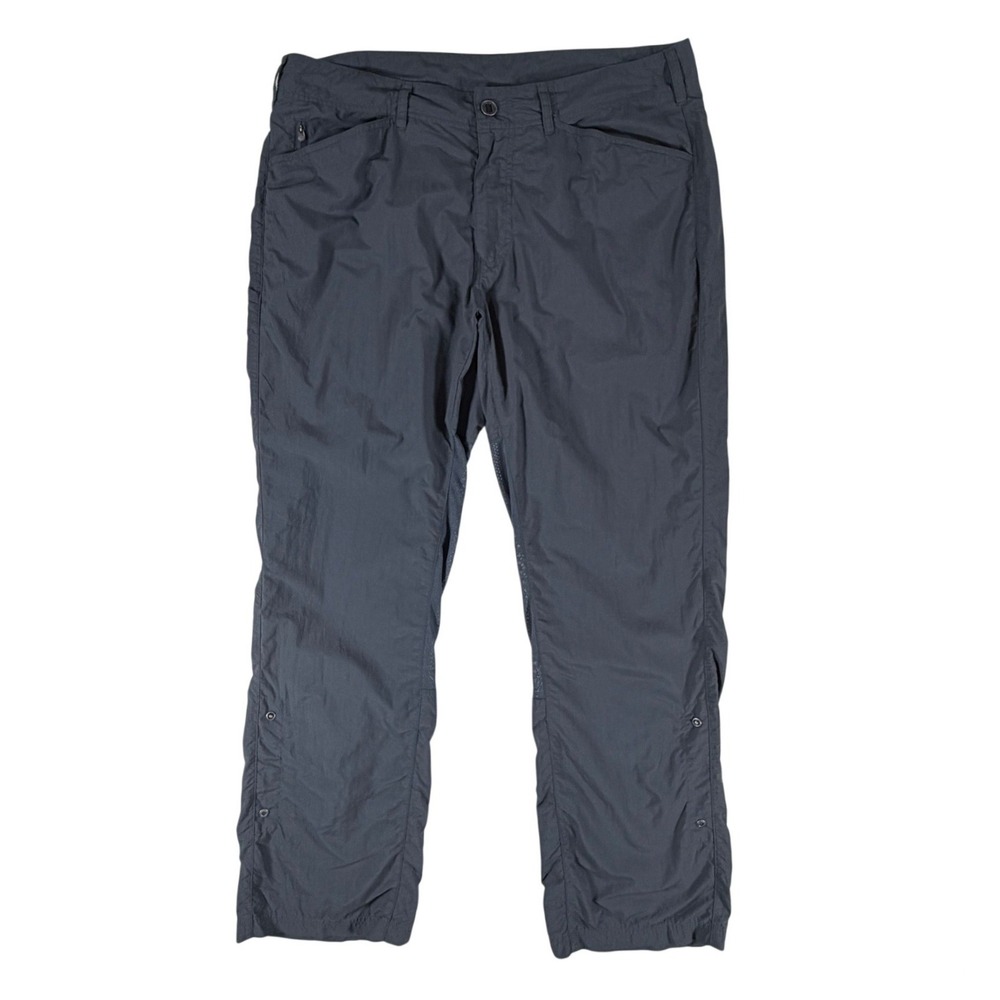 ExOfficio Insect Shield Mens Dark Gray Roll Up Hiking Pants Size 36x31